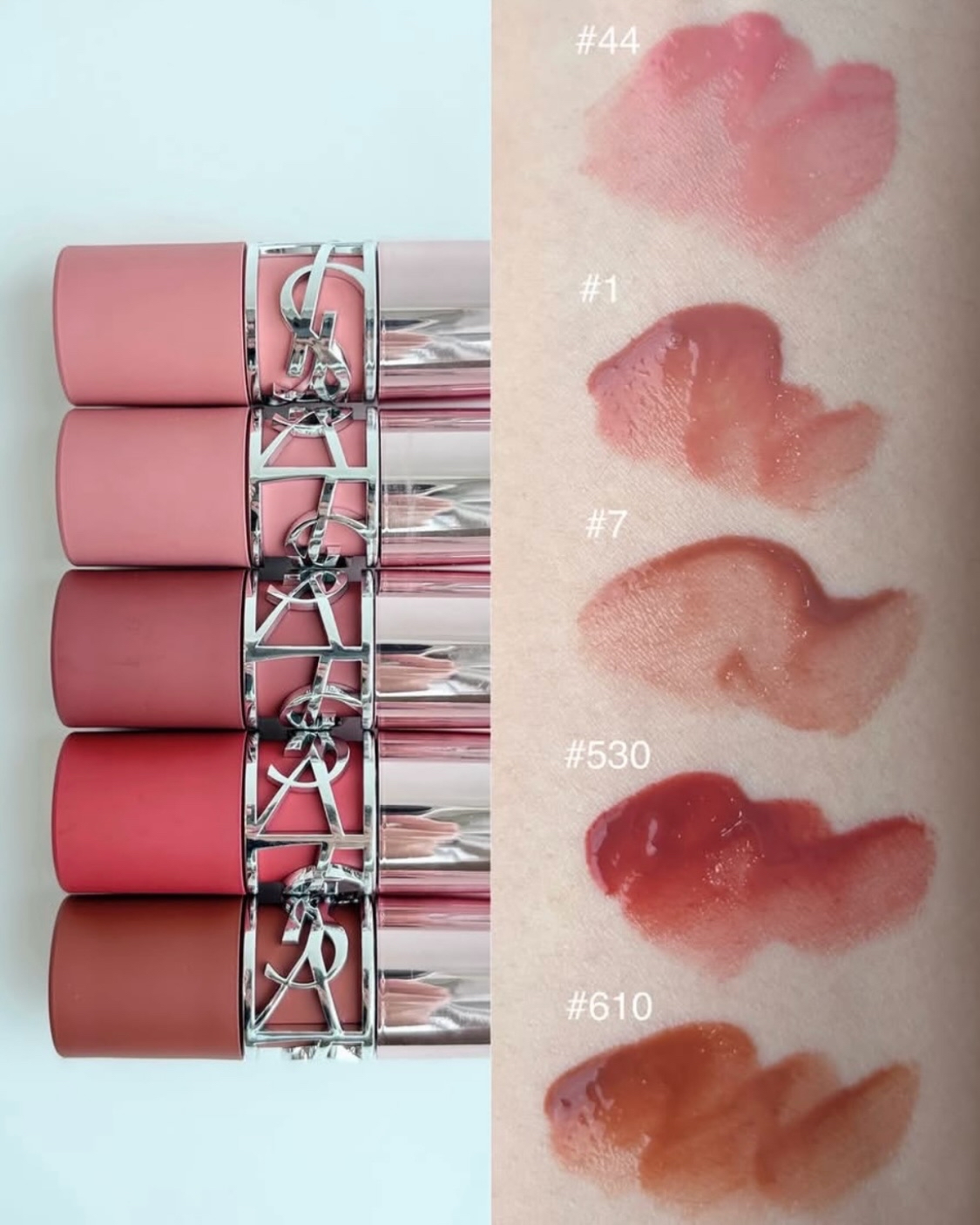 🔥新品！ YSL 聖羅蘭 染唇液柔霧霧面唇釉610 530