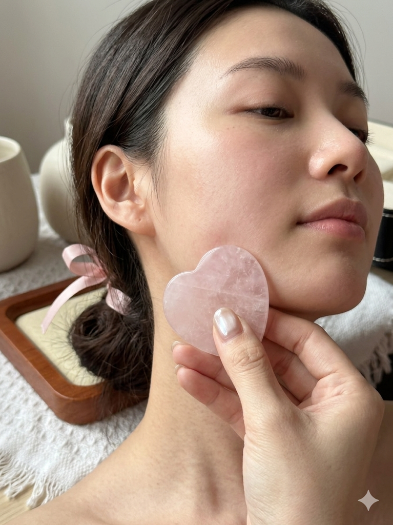 粉晶刮痧 ｜Rose quartz Guasha 