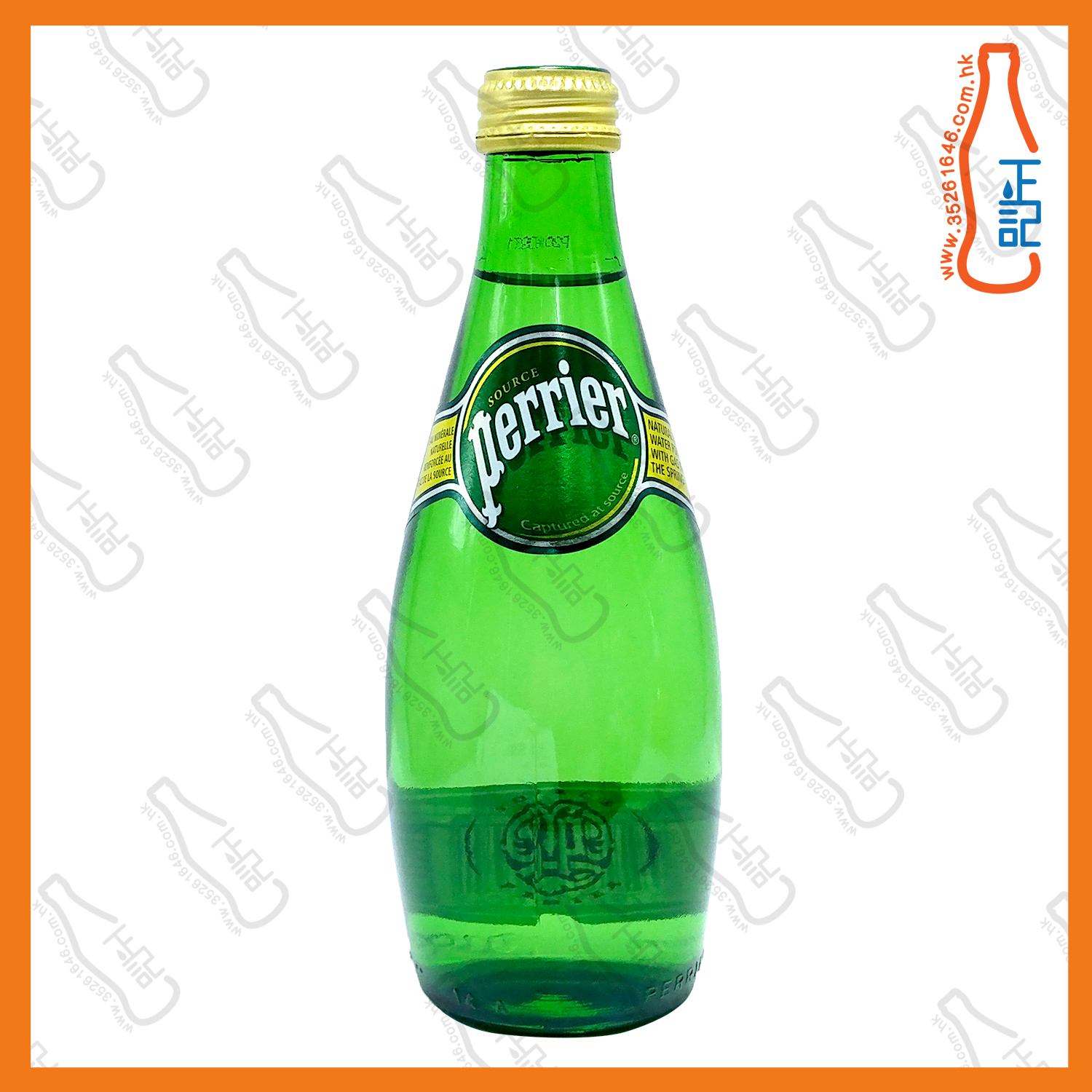 Perrier 法國巴黎有氣礦泉水 330ml x 24支  /箱