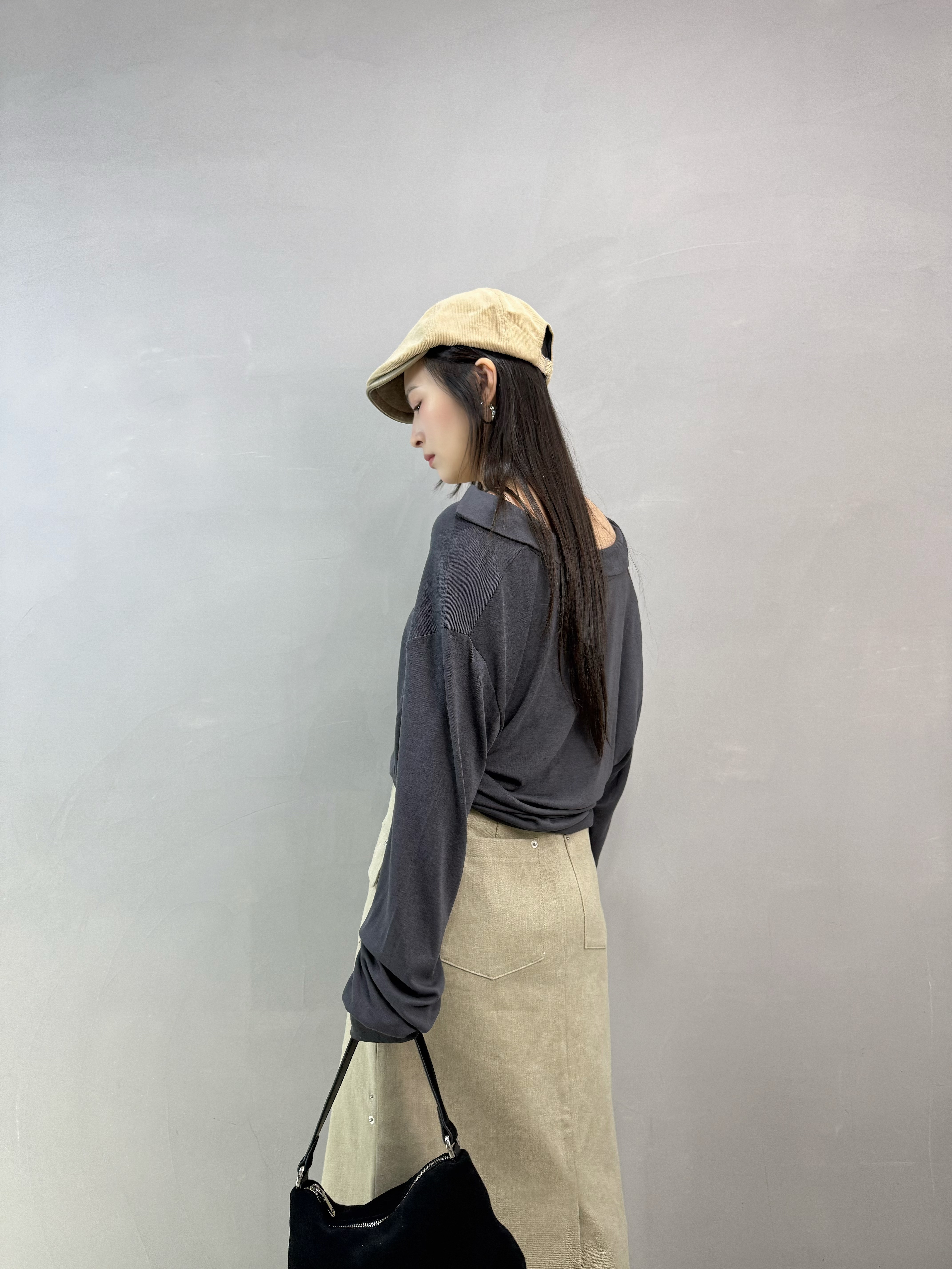 I09 掛頸bra-top+反領top set