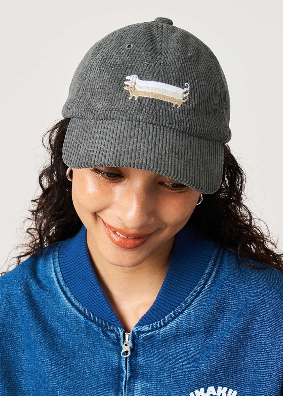 📦訂購 日本限定 graniph Nagasugiru Inu 臘腸狗 燈芯絨棒球帽