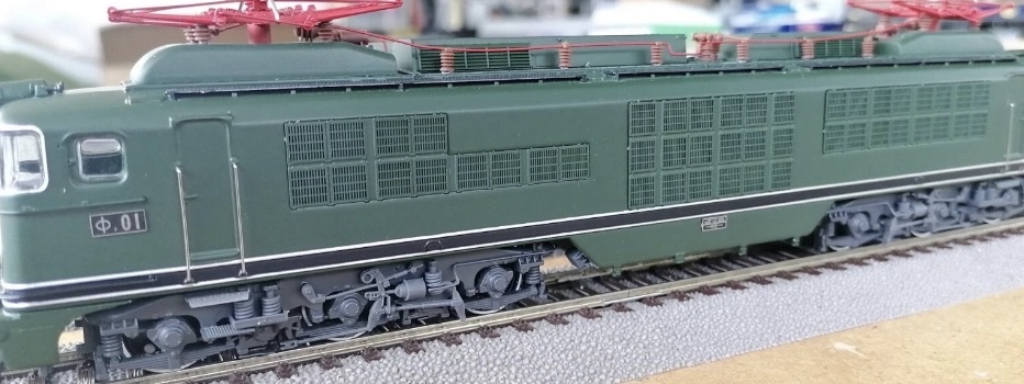 俄羅斯鐵人 俄羅斯 6Y2 博物館 F 型機車 HO 1:87 直流 21-MTC 銷釘 金屬 全新