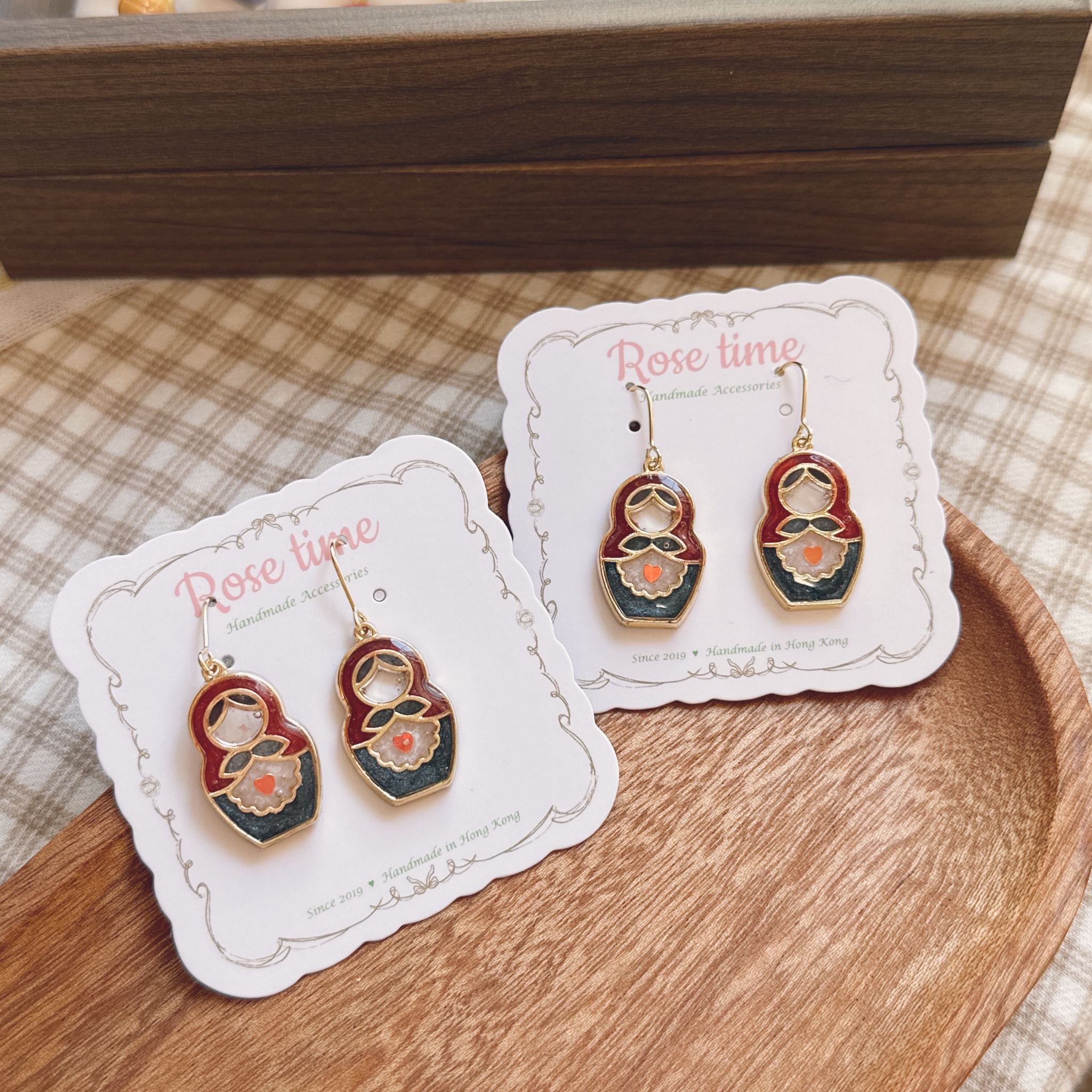 俄羅斯花花 復古絲絨裙 小號