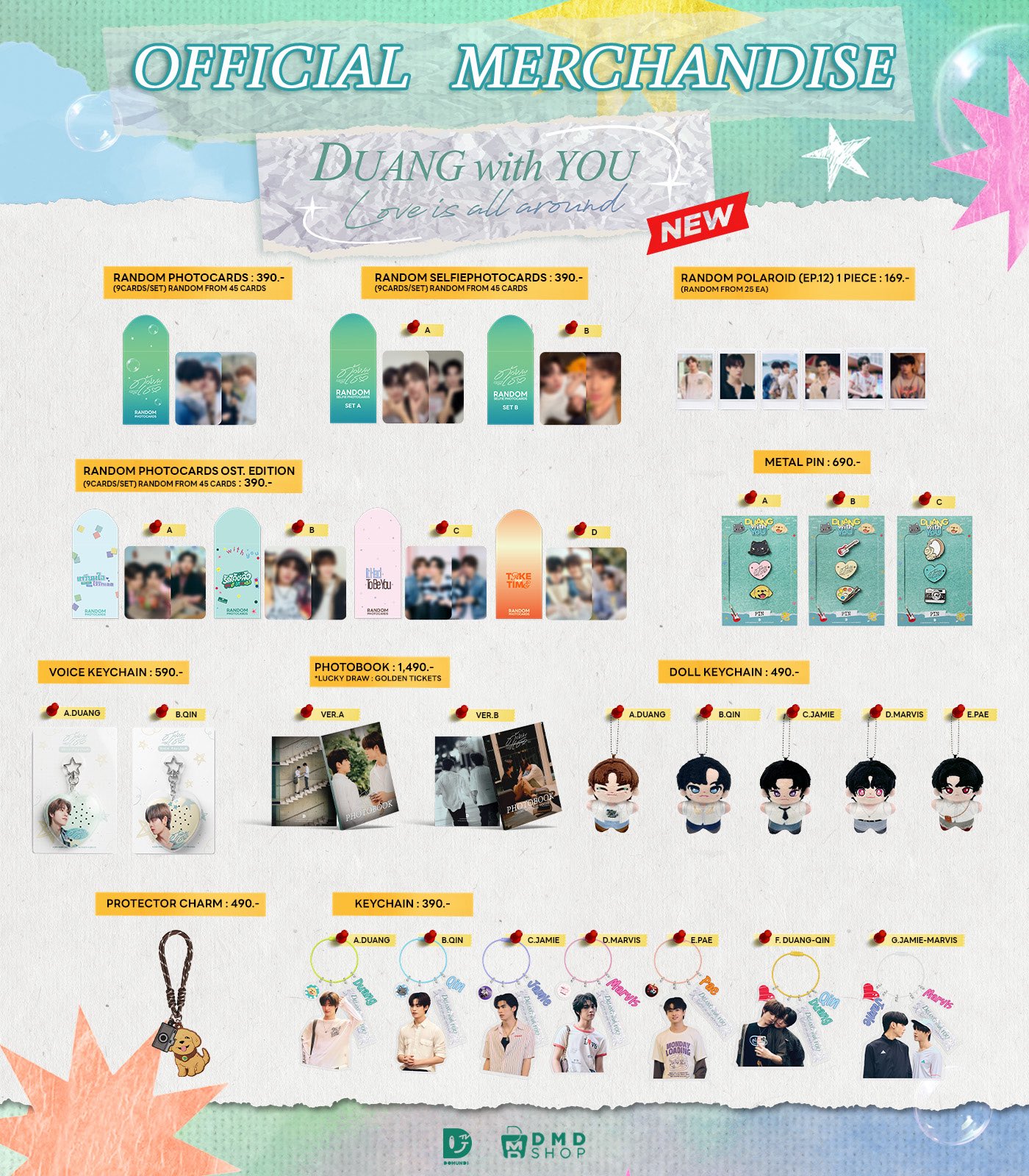 現場搶購 （18/4 6AM 截止） | TeeteePor - DUANG WITH YOU “Love is all around” Show & Screening 官方周邊