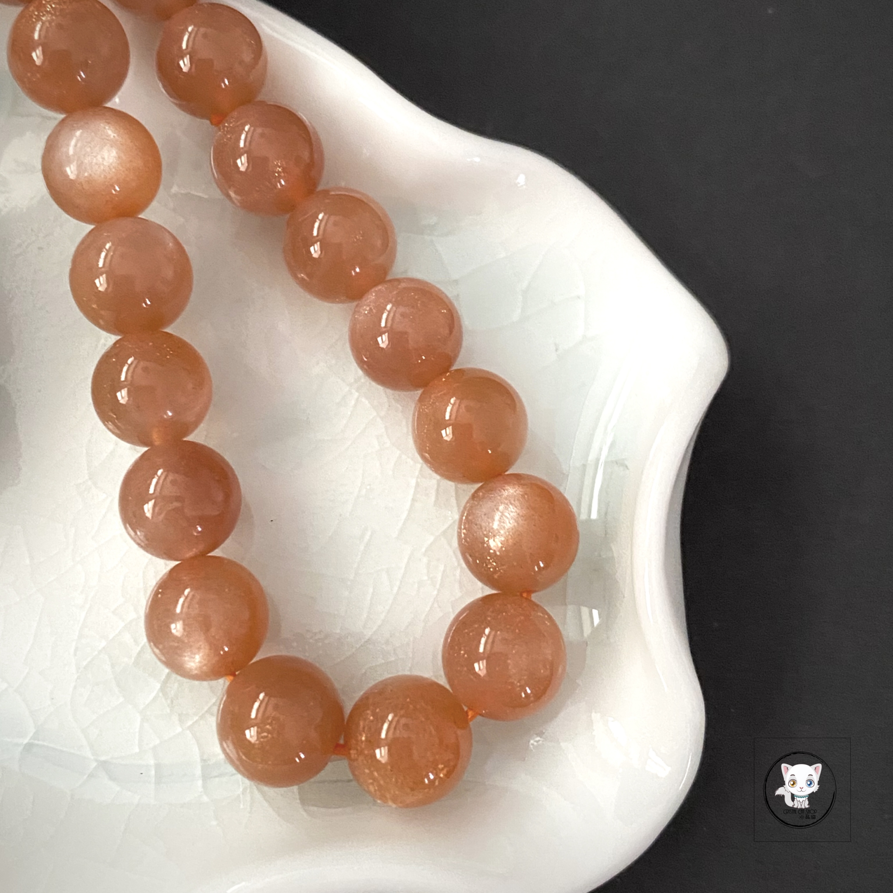 天然金太陽石手鏈 9mm