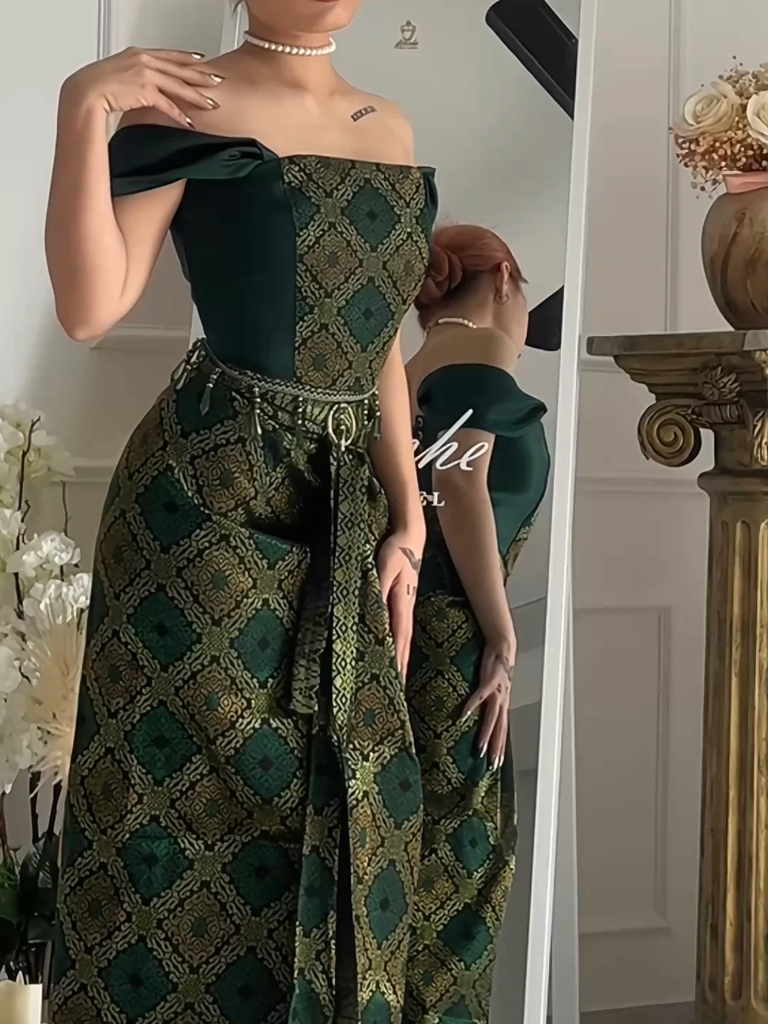 [PREORDER] Songket Corset and Pareo Set
