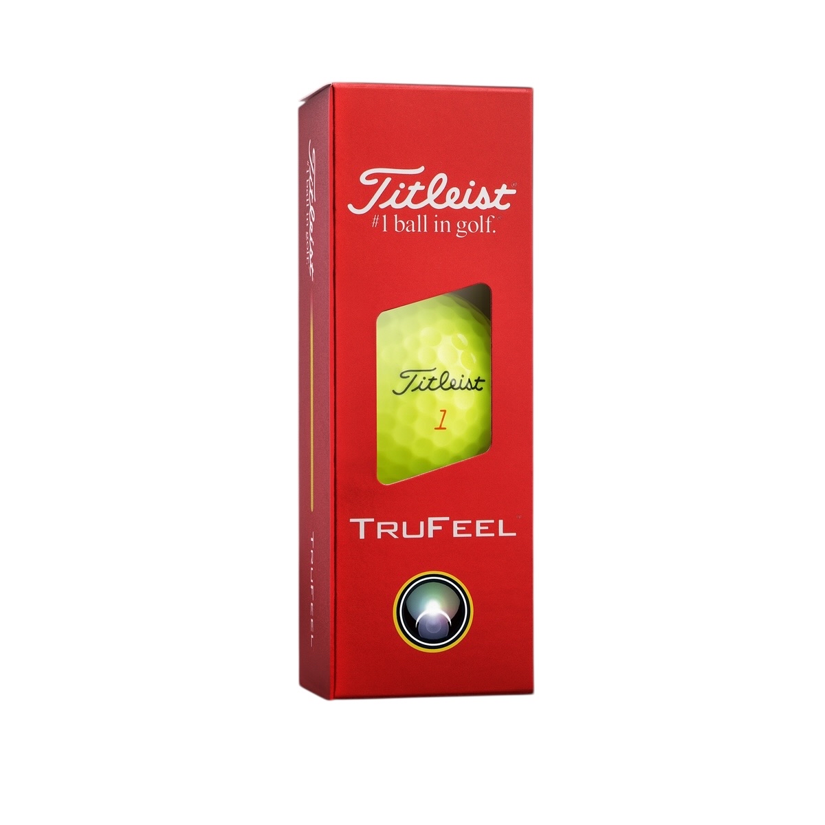 TITLEIST TRU FEEL 二層球 - 黃
