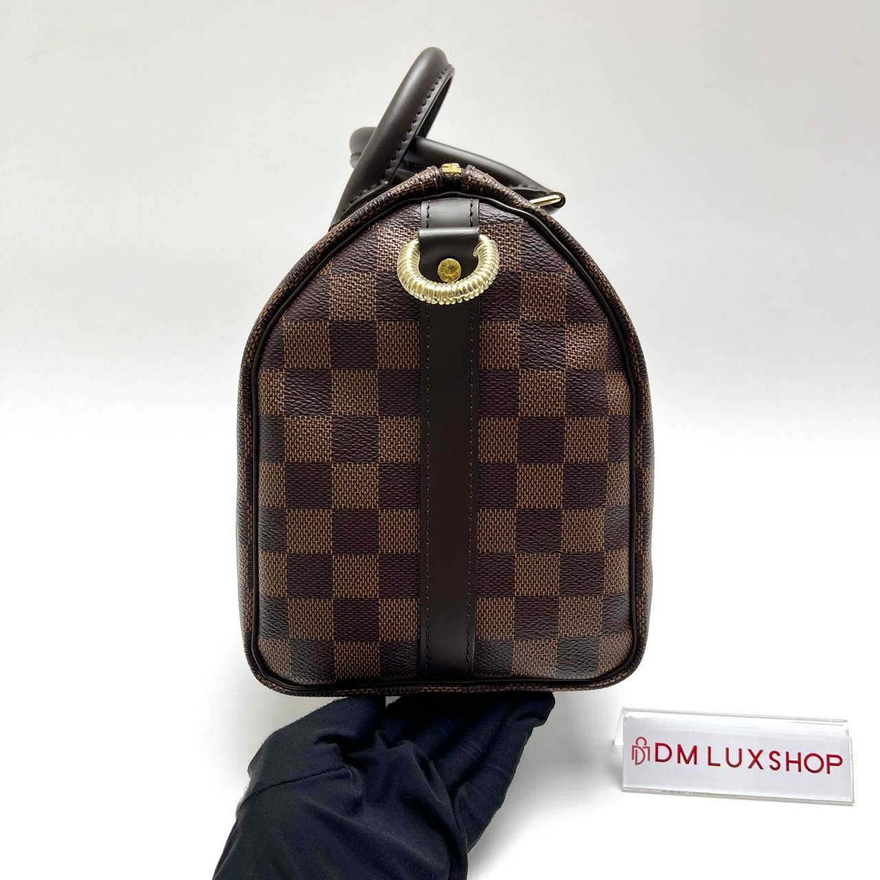 LV Damier Ebene Speedy 25 with Strap