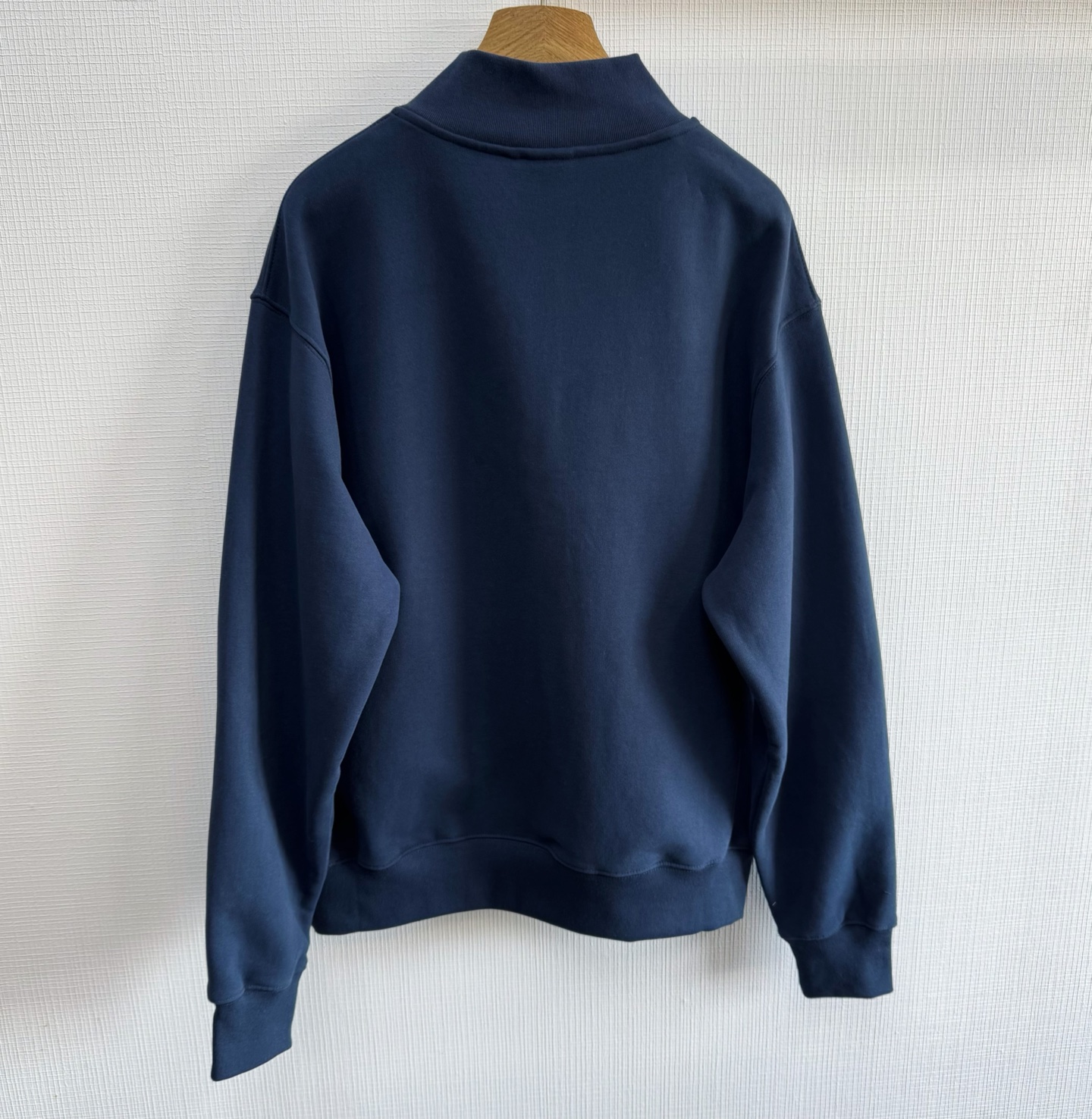 【頂級原單】Dior Sweatshirt à col zippé 刺繡標誌拉鍊領抓絨衛衣
