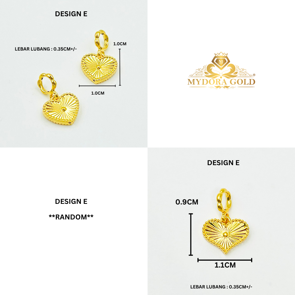 MYDORA Charm Bead The Mini Radiant Collection (5G) l EMAS 916/22K