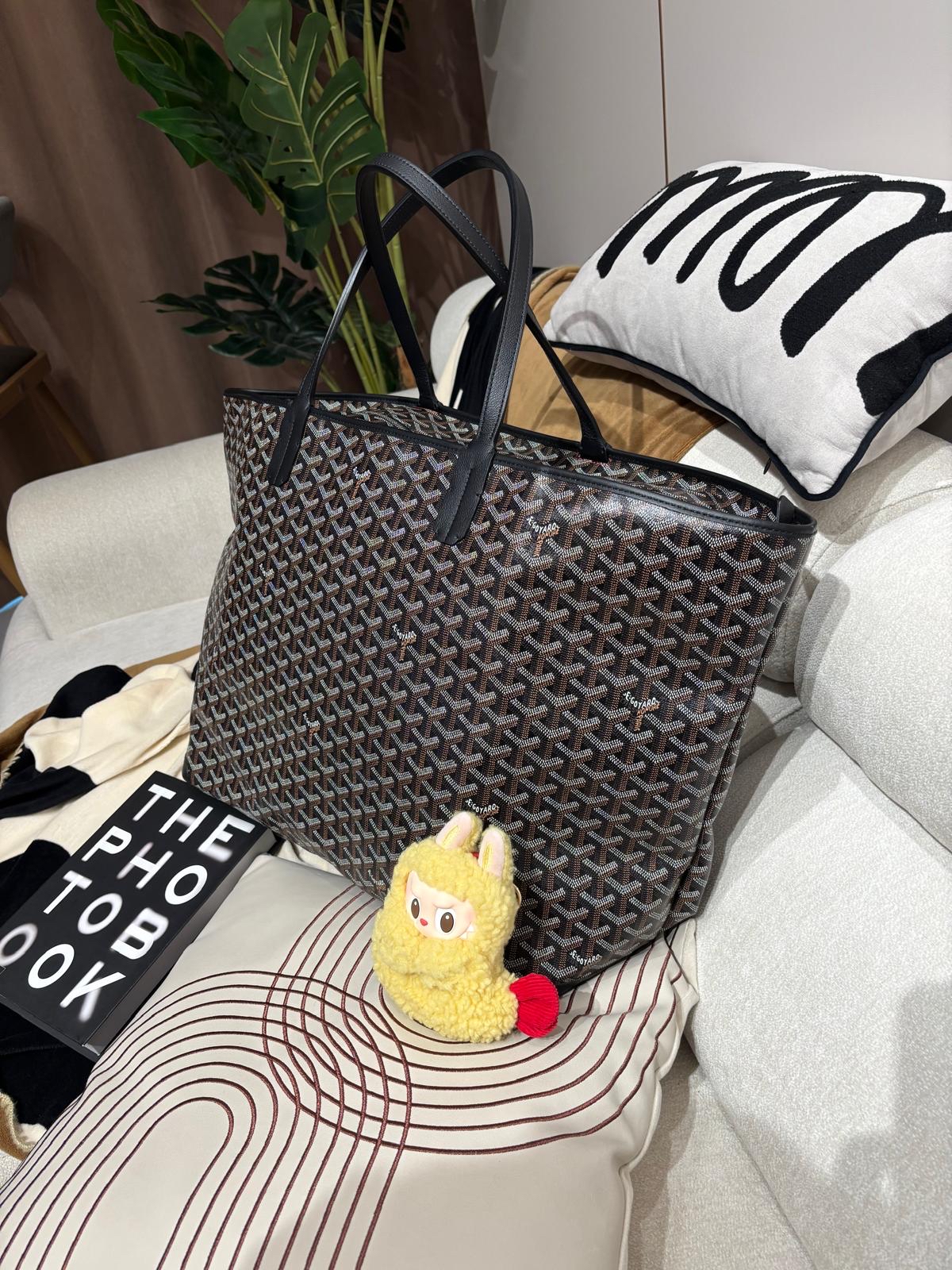 Goyard Artois GM Tote Bag noir 100%Authentic ,98%new ✅專門店收據✅塵袋