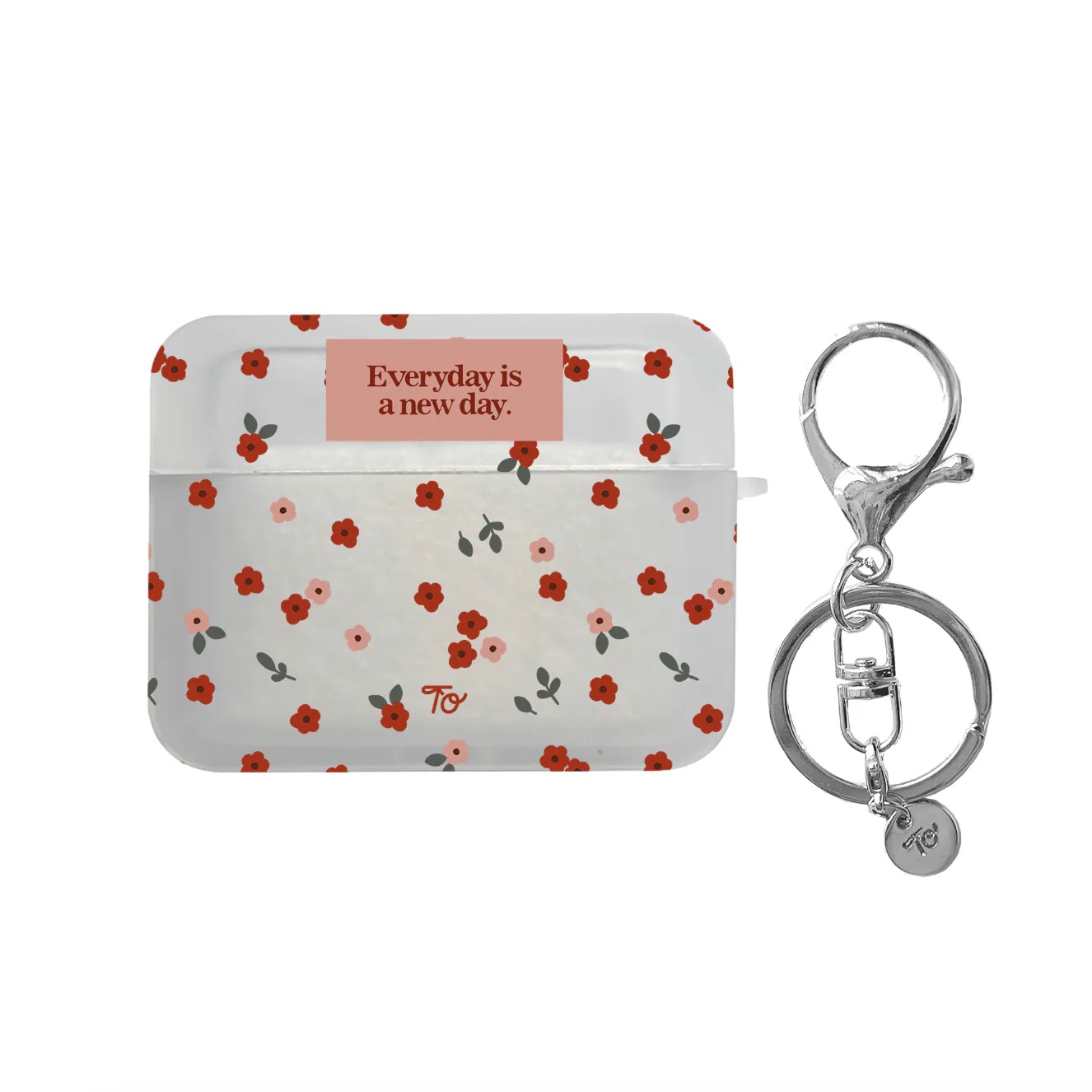 【FlowerBox VOL.42*RED*】磨砂半透明方盒AirPods Case