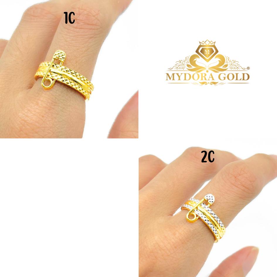 MYDORA Cincin Fesyen Safety Pin (5G) l EMAS 916/22K