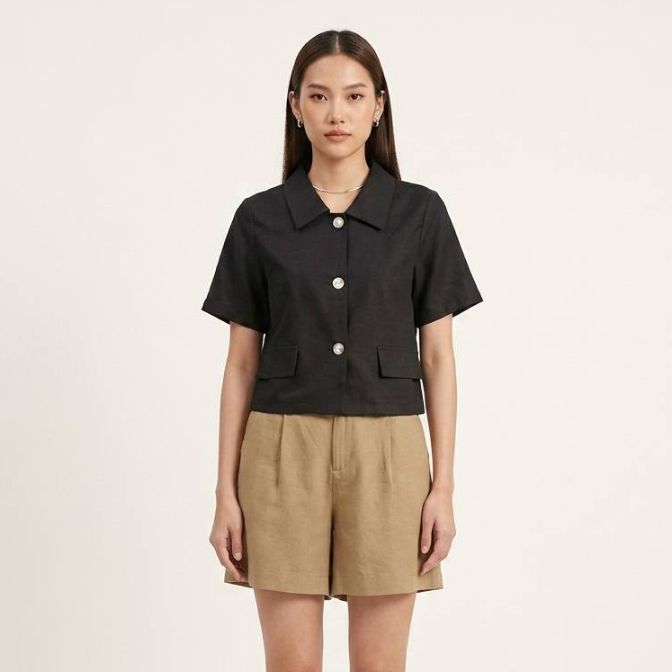 W2022 - Button Top