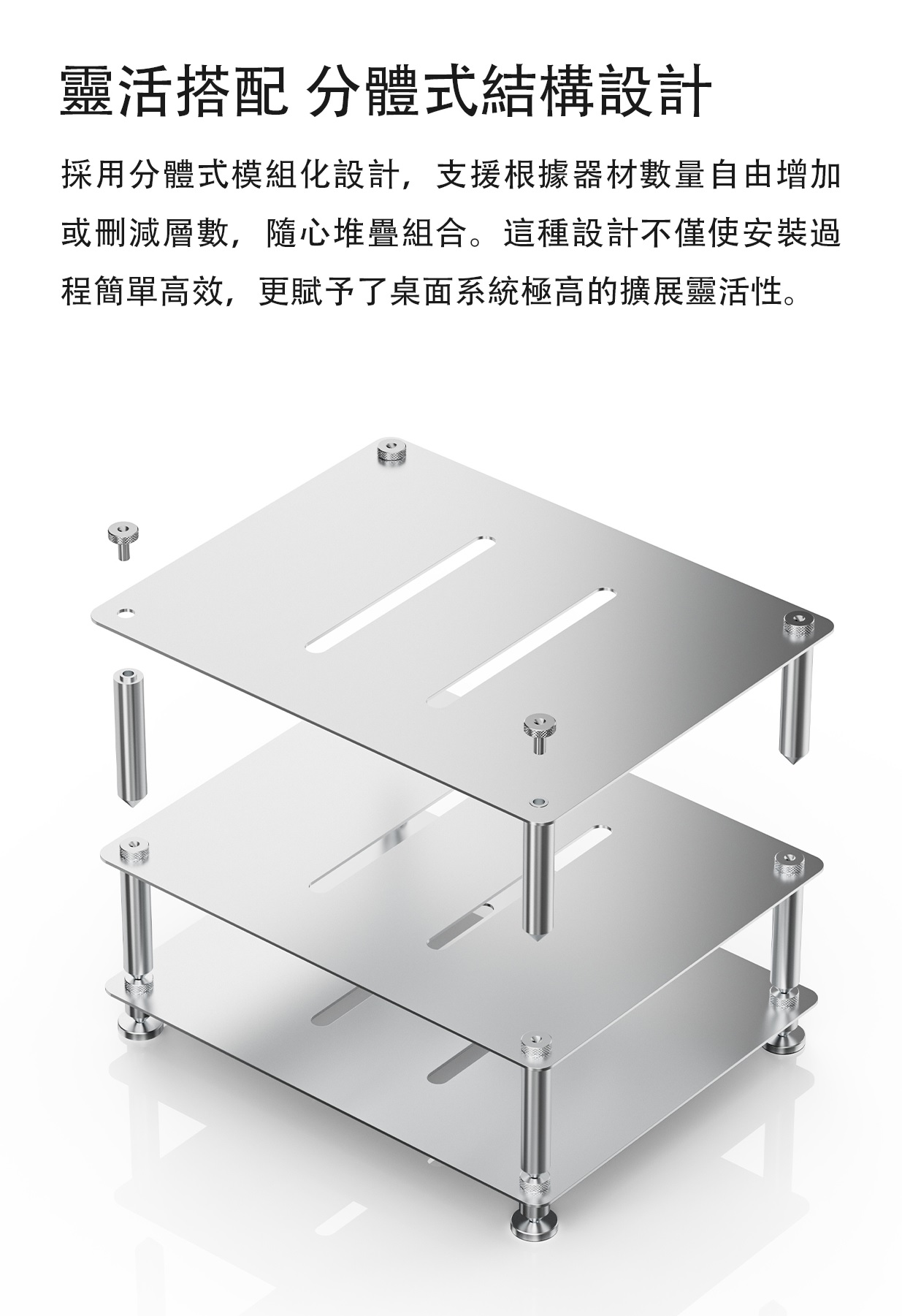 模組化HIFI設備收納機架 ——FiiO Modular Racking