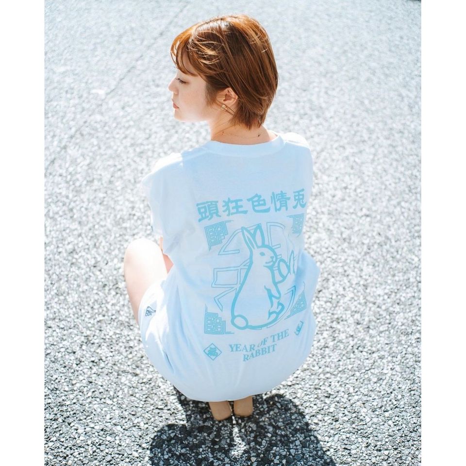 沖繩月桃-FR2-YEAR-OF-THE-RABBIT-T-shirt-[FR | TRENDSPOT TOKYO