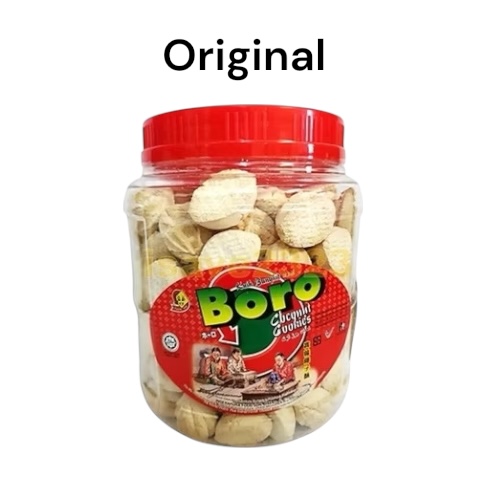 Boro Biskut Kuih Bangkit [Original / Pandan / Kopi / Durian] 435g