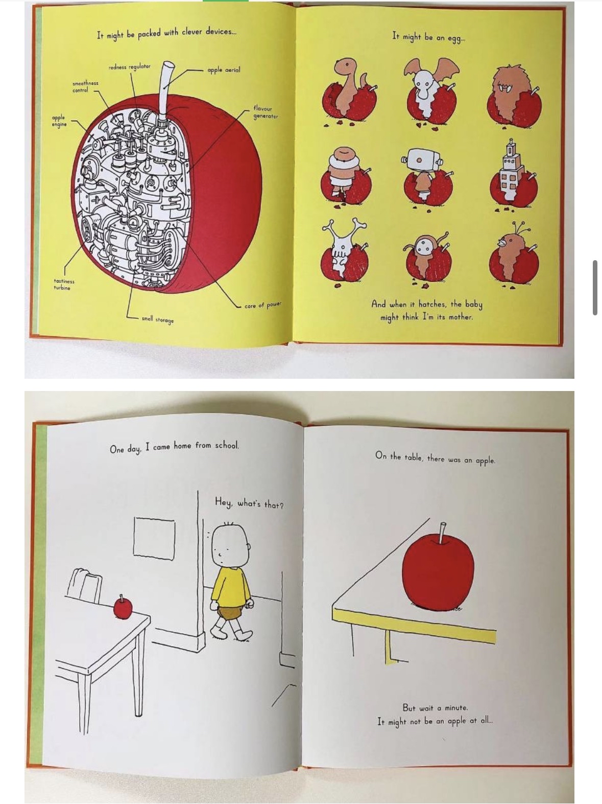 Can I build another me? What happens next ? What Happens Next ？Shinsuke Yoshitake.It might be an apple.