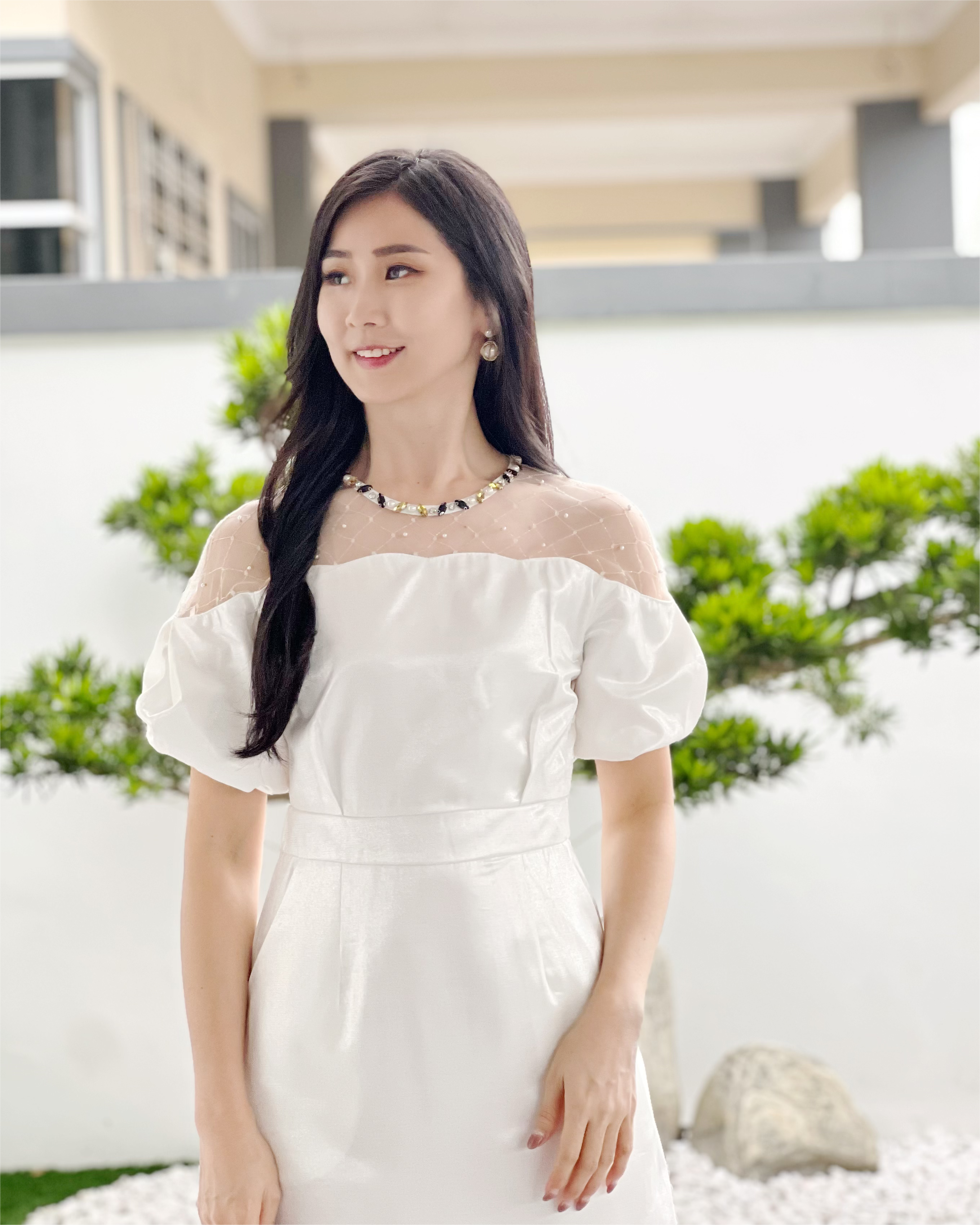 5081 Celeste Pearl Mini Dress