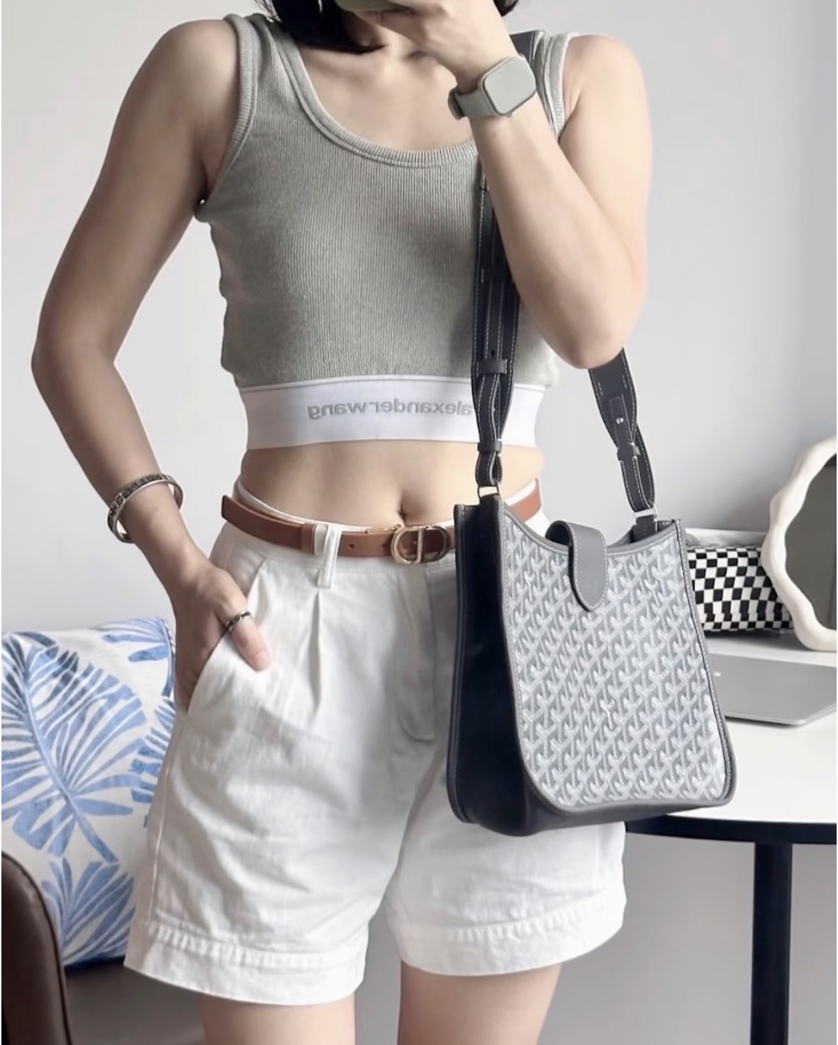 接單中📮 Goyard Musette bag 肩帶可調較長短 Evelyne 29 平替版🤭男女同款 🔖Size 28x22x10cm