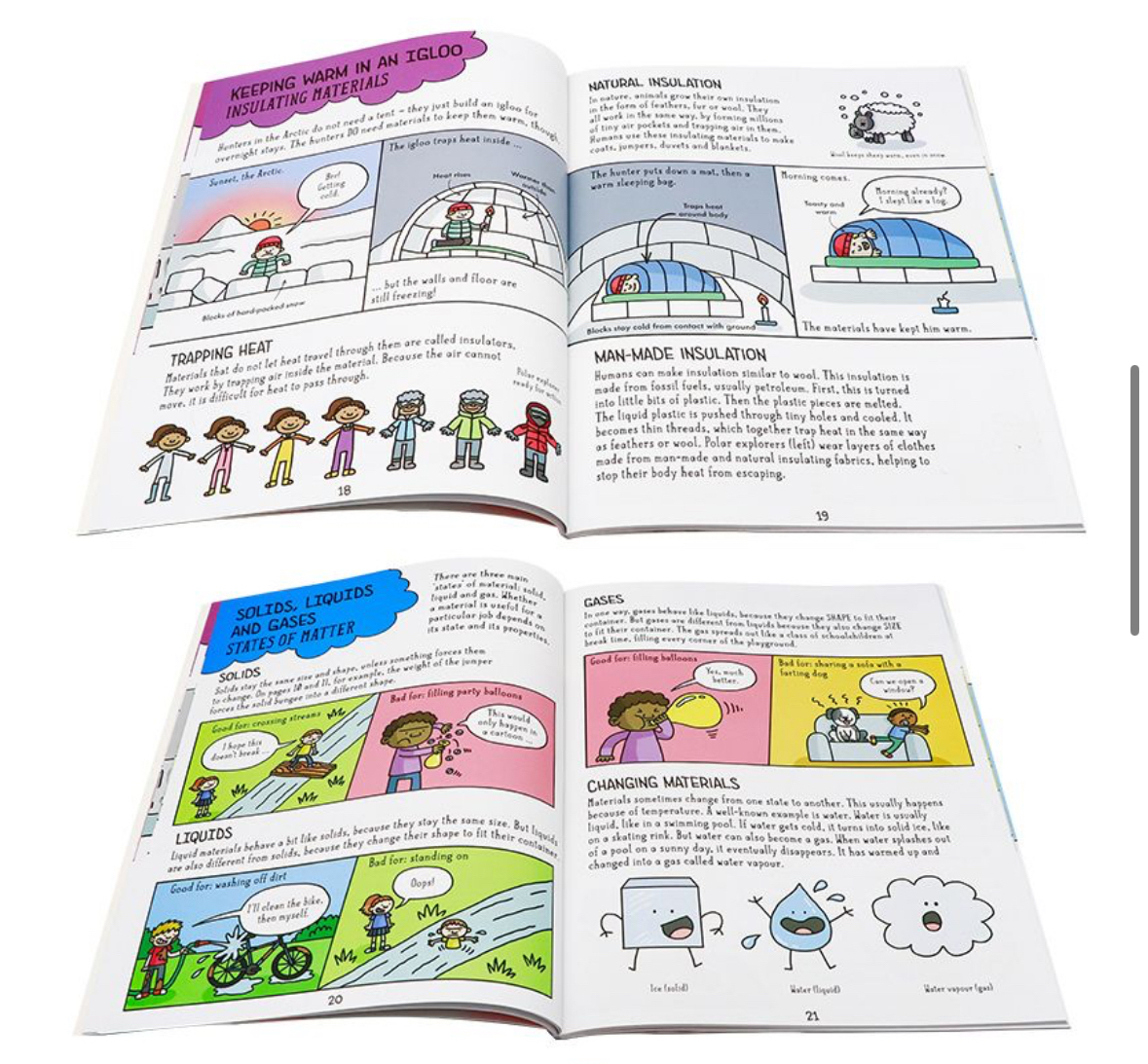 正版 漫畫科學系列5冊英文🟥physics.chemistry.biology.earth and space.the PERIODIC table.原版科普繪本Comic Strip Science Chemistry Biology