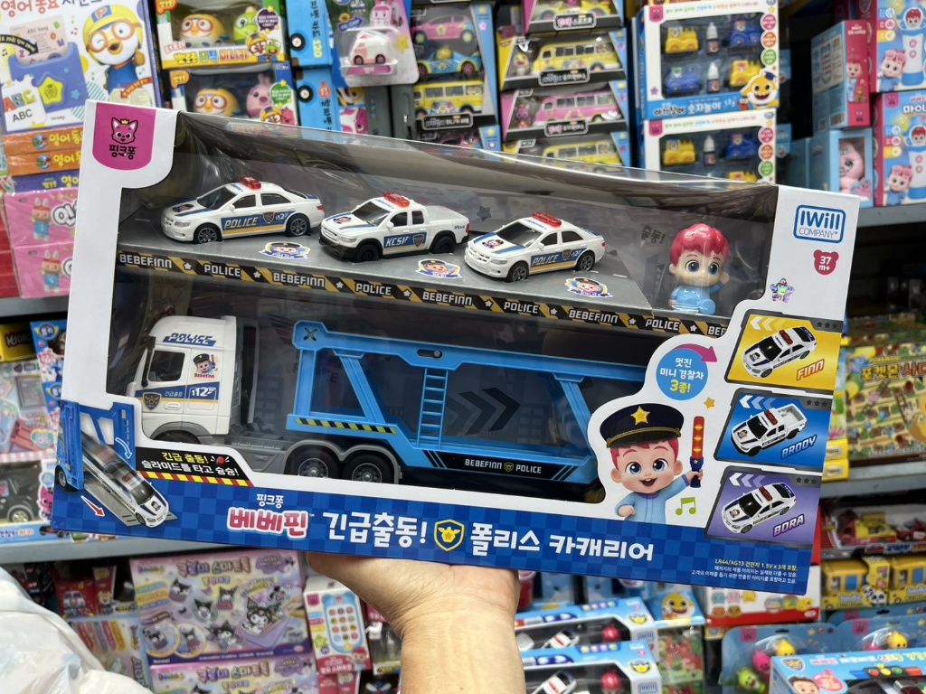 【預訂】韓國直送 Bebefinn 警車套裝