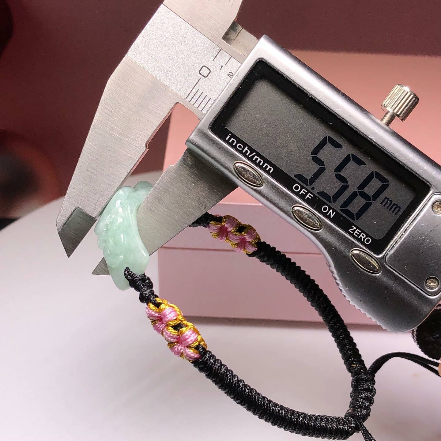 翡翠如意手牌配可調手繩