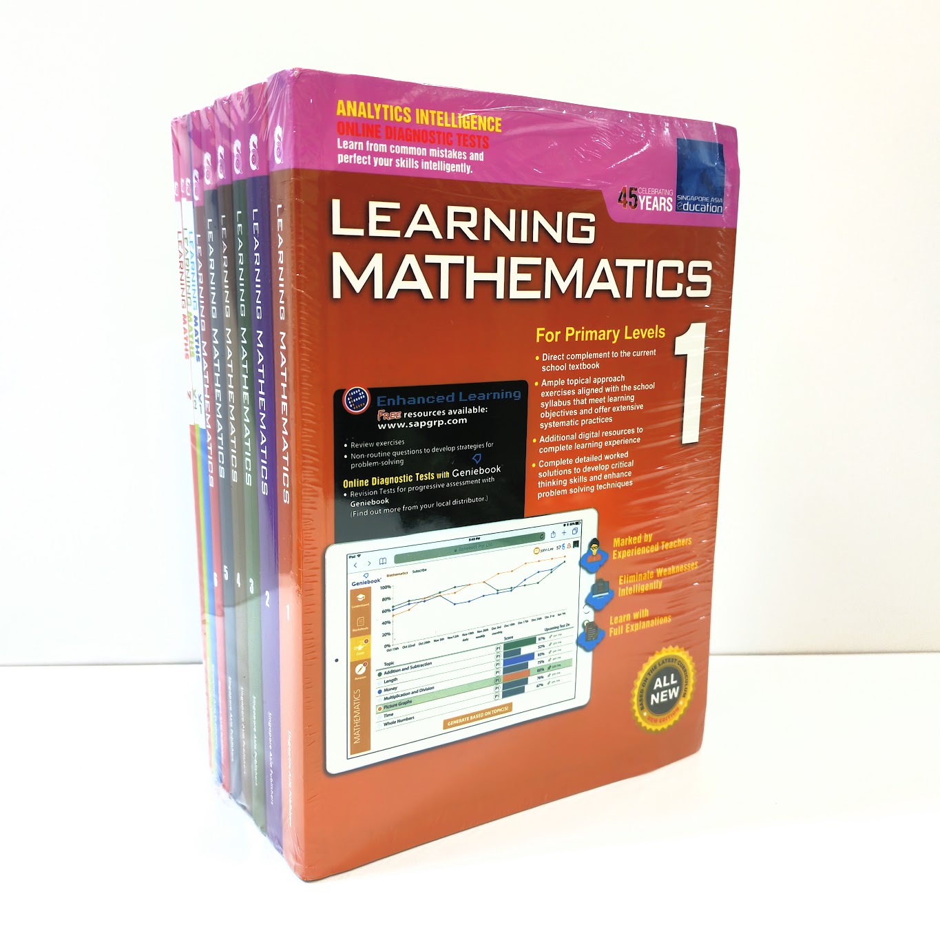 新加坡教材 SAP Learning Math N-6 全9冊 B094