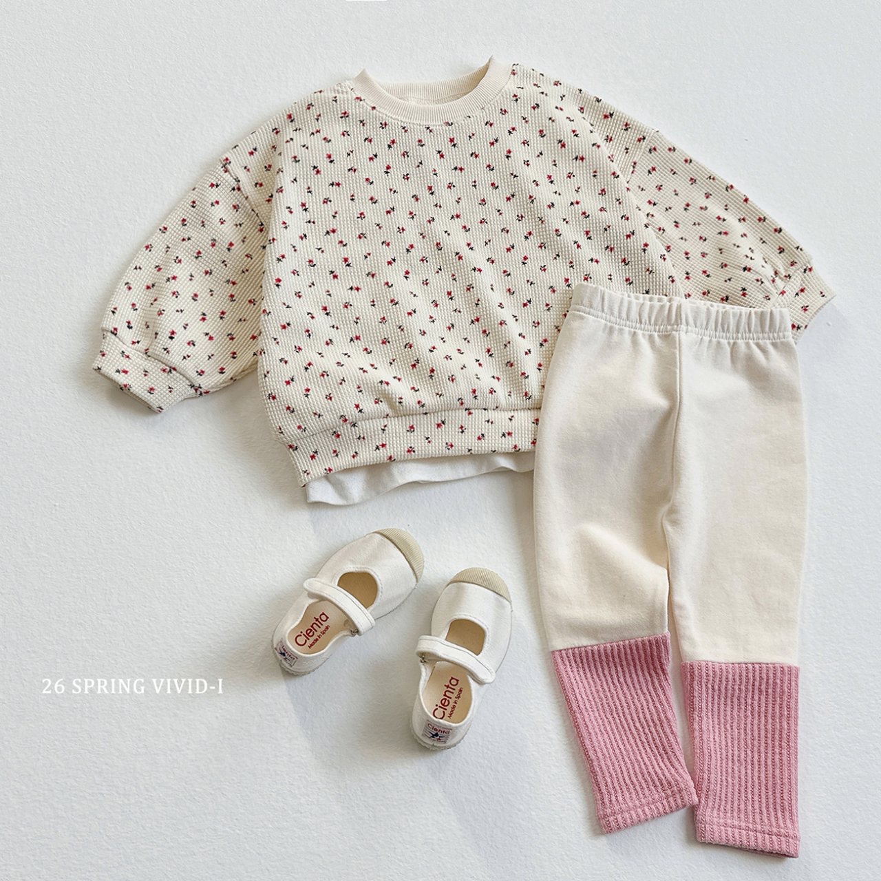 🌸預訂 韓國直送🌸🇰🇷VIVIDI五色針織拼接打底褲