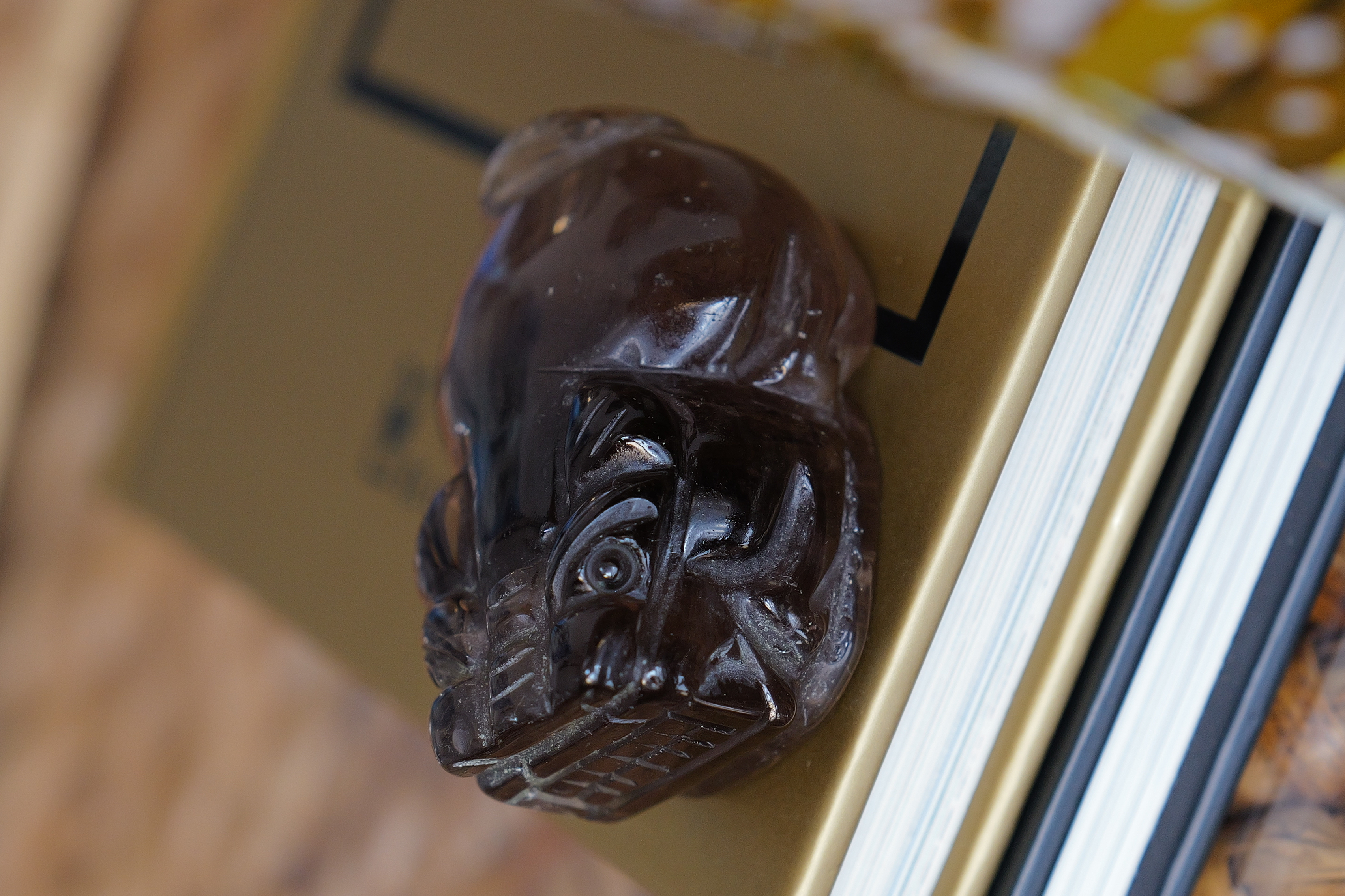 ༒5.2cm茶晶金錢貔貅擺件༒ PU.1231H5JG7A-RA18*A77