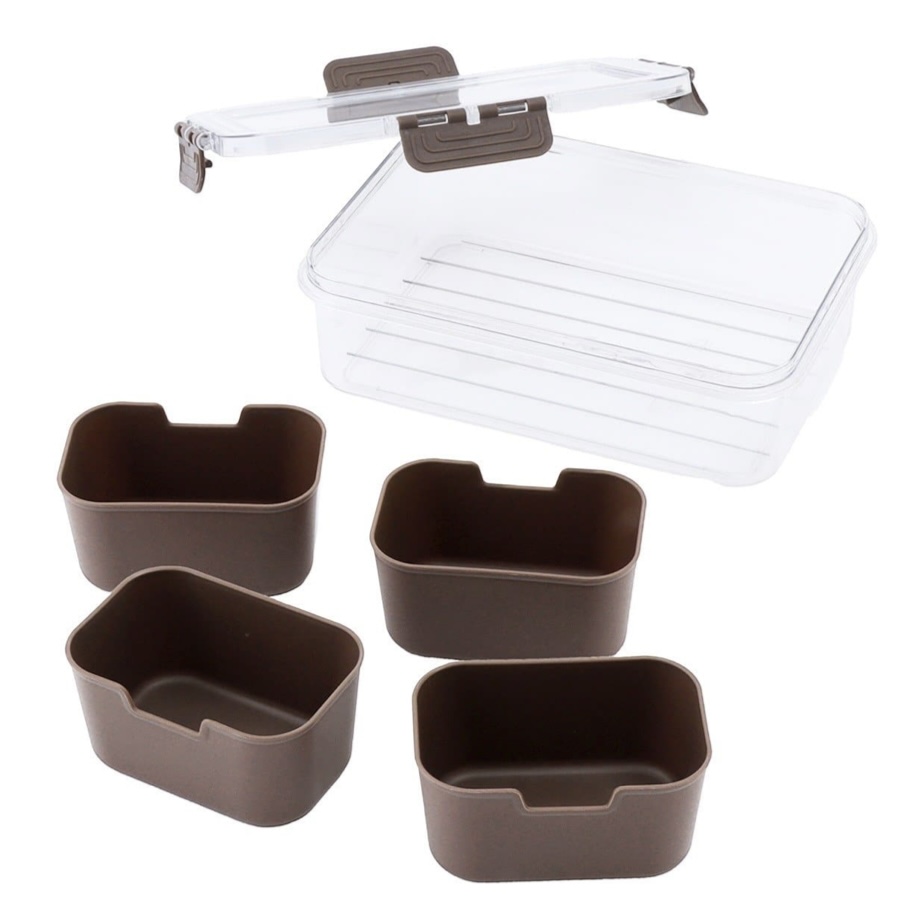 3COINS Divided storage container