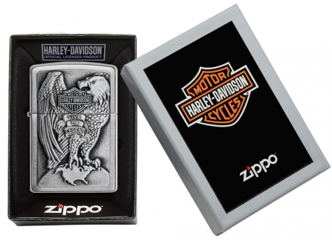 Zippo 200HD.H231 鷹徽章 哈雷戴維森 Harley-DavidsonR Live The Legend Emblem
