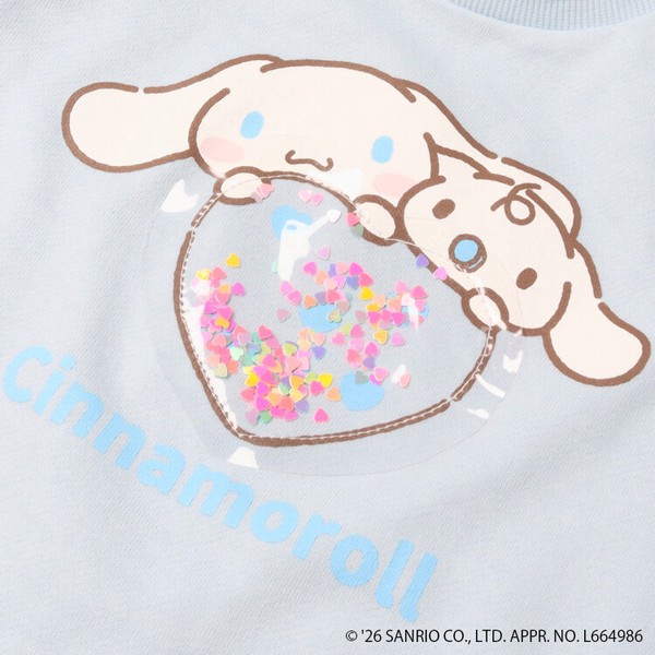 🆕【⭐訂購⭐】🇯🇵日本直送 #Sanrio 立體剪裁 心形閃片 抓絨衛衣［2款選］🌀 [ELAA-0280][260216]