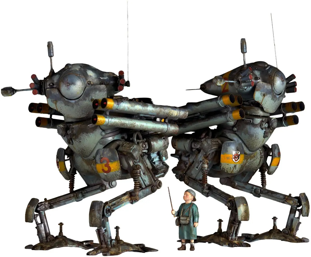 1/35 ARTPLA Maschinen Krieger GANS & Eddie Amsel