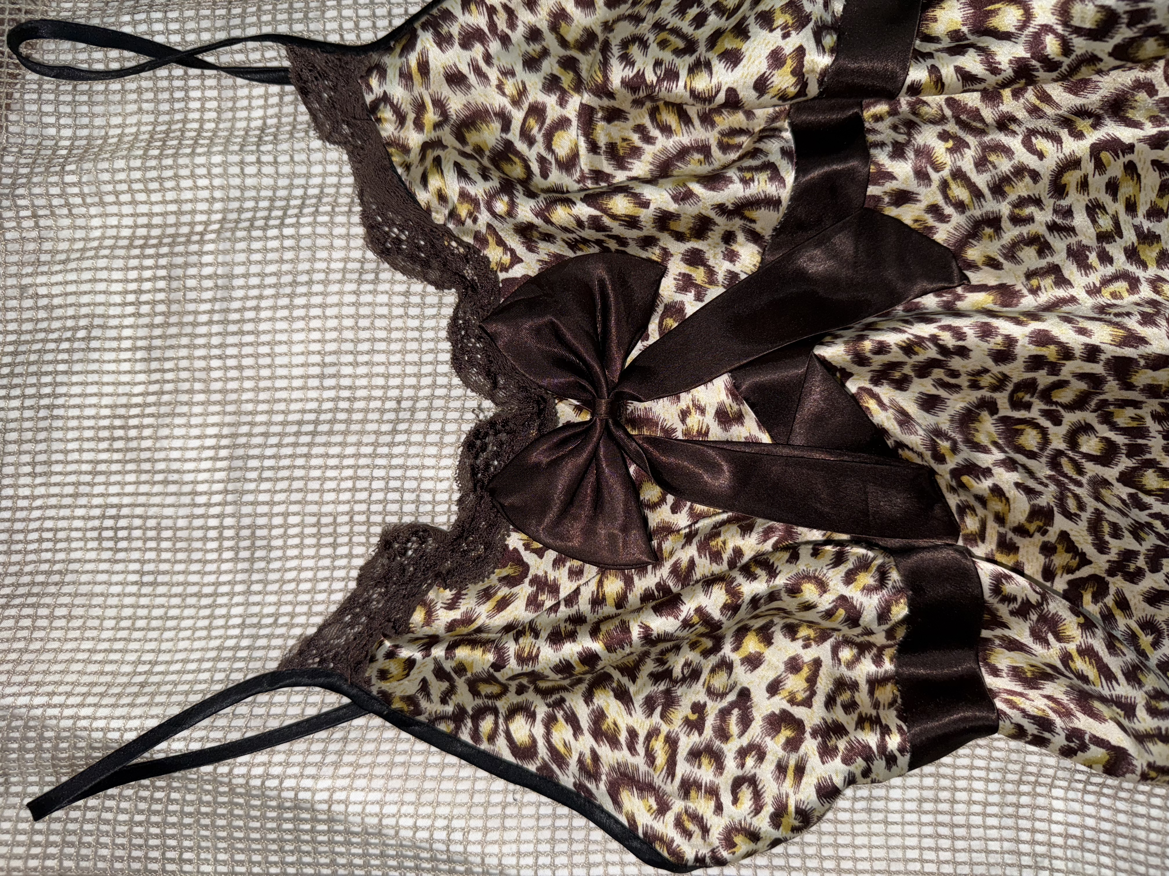 Leopard Lace Nightdress