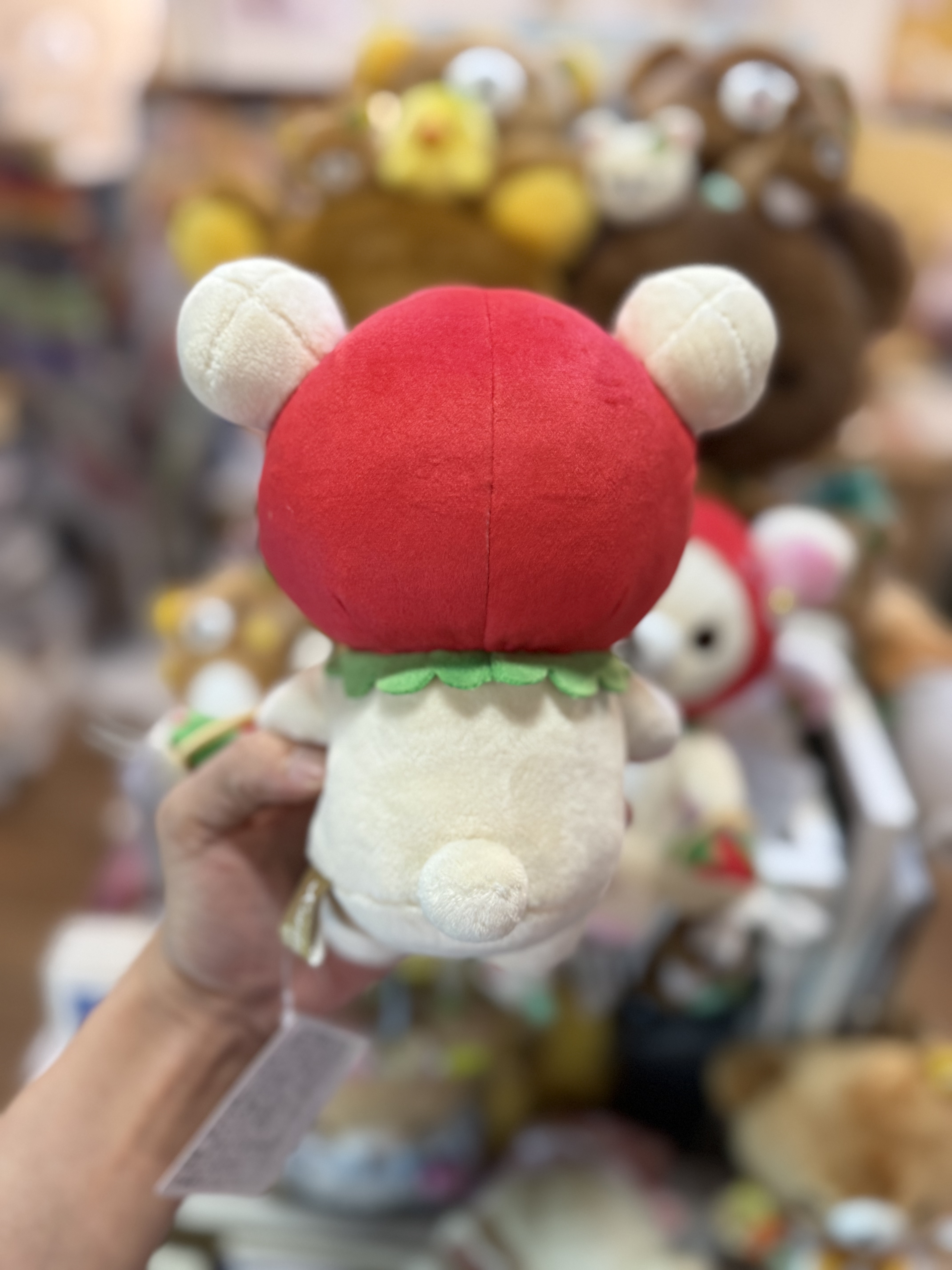 《現貨》全新士多啤梨大使小白熊10週年紀念限定公仔（士多啤梨帽造型）