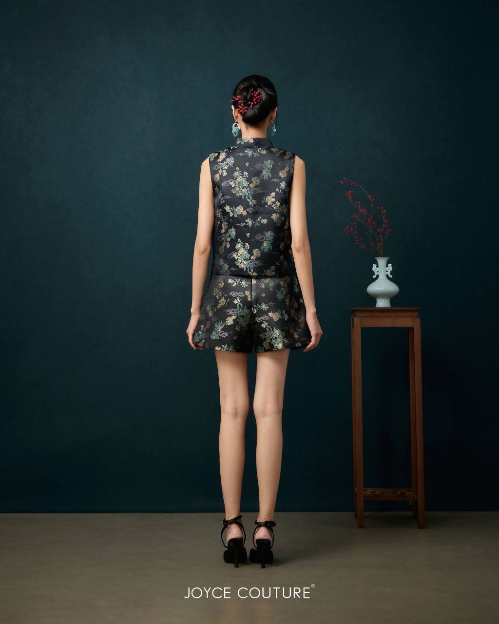 重叠套装裤裙  P0089