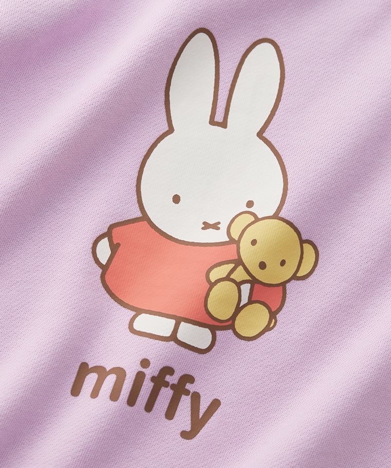 💚代購 台灣直送💚正版授權Miffy&Boris 兩色人物滿印毛圈長袖家居服上下套裝