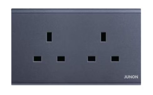 俊朗 天悅 黑 13A孖蘇 插座