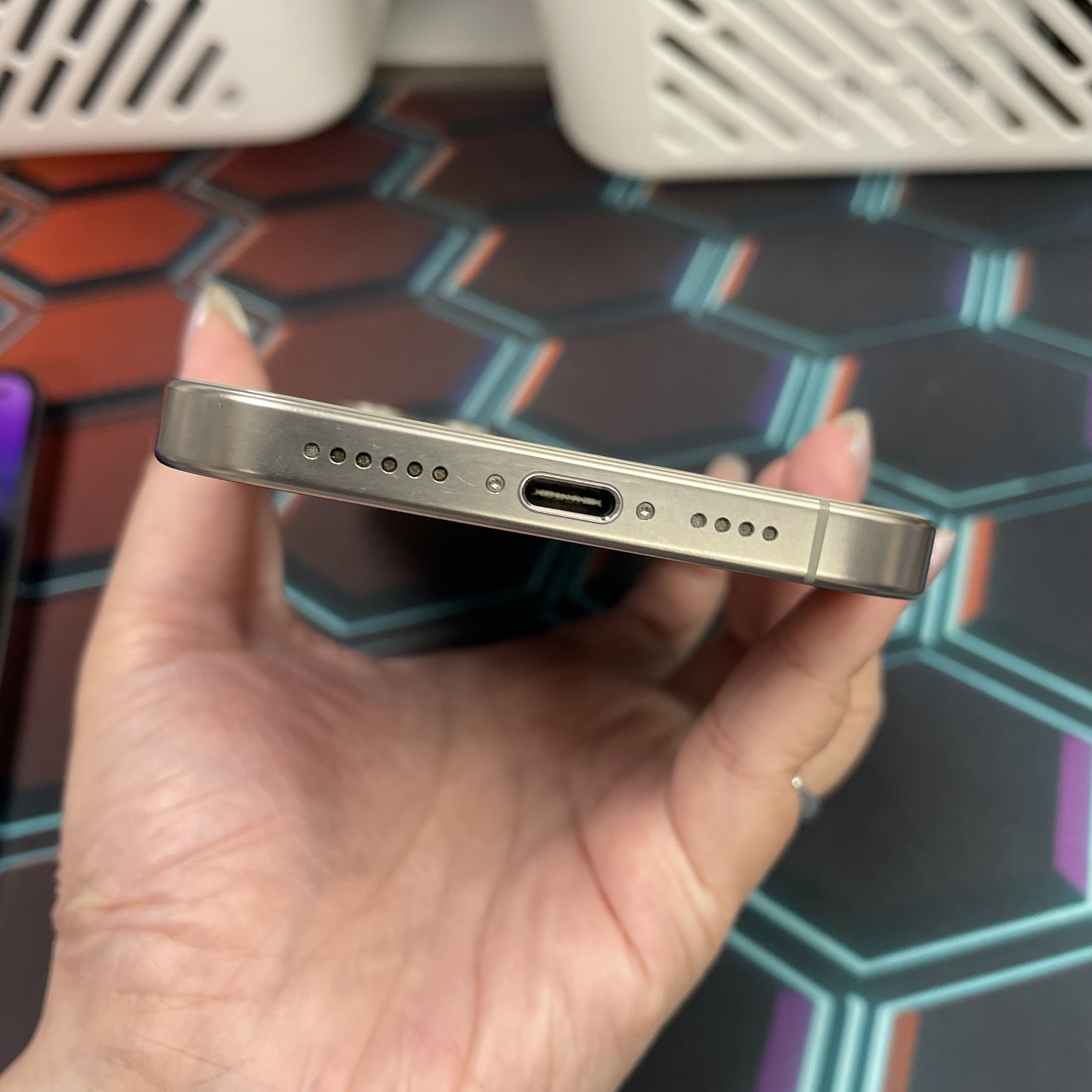 *7293 16 Pro max 完美機 512GB 電90 原色 gray