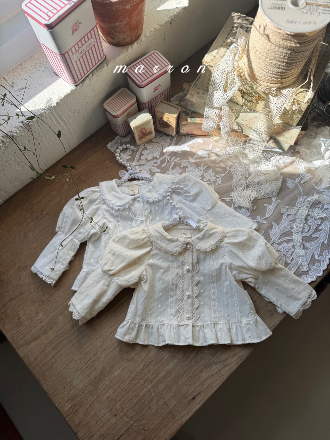 🇰🇷Marron blouse