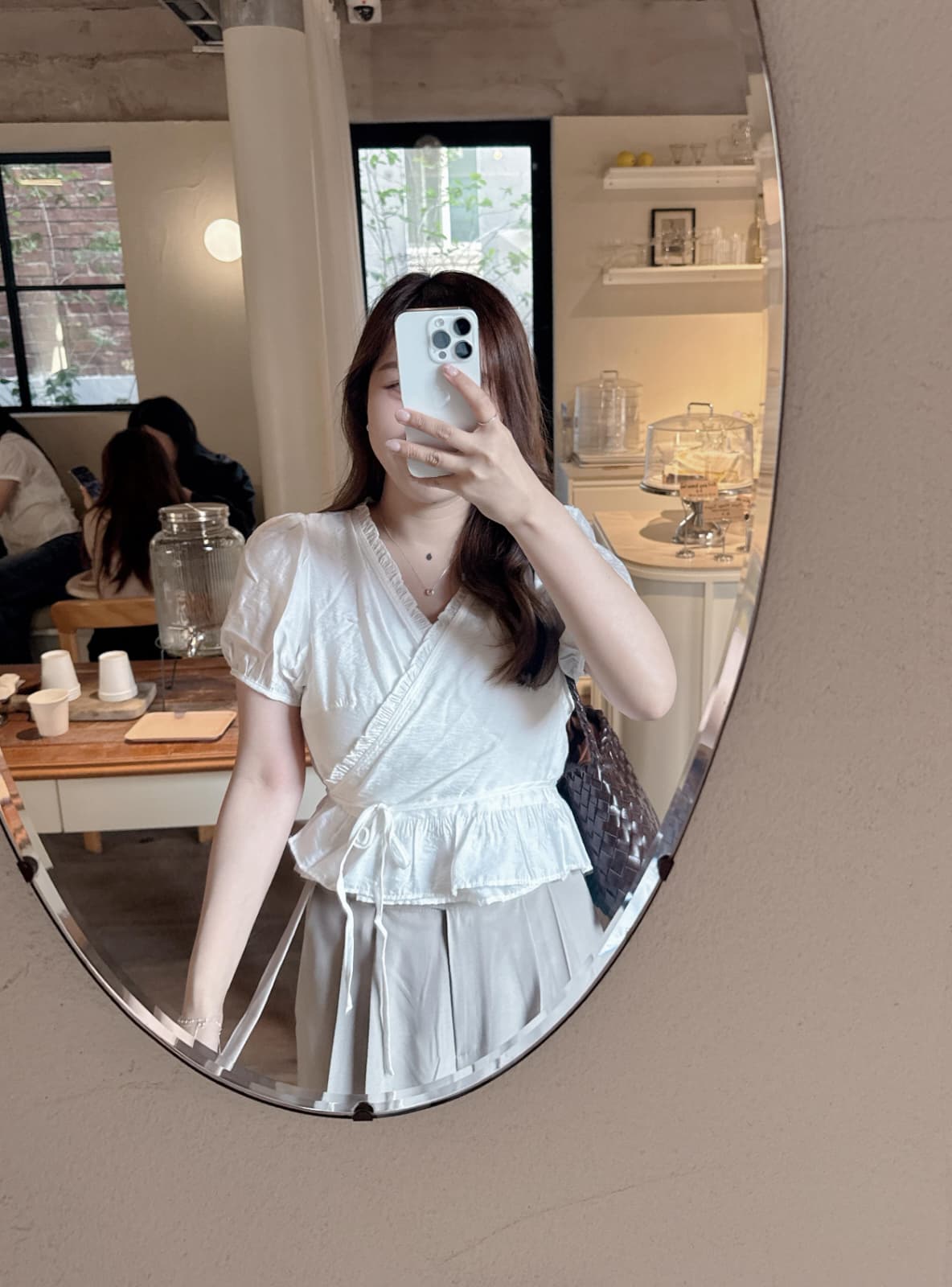【精緻女生款】經典全編織皮革腋下包