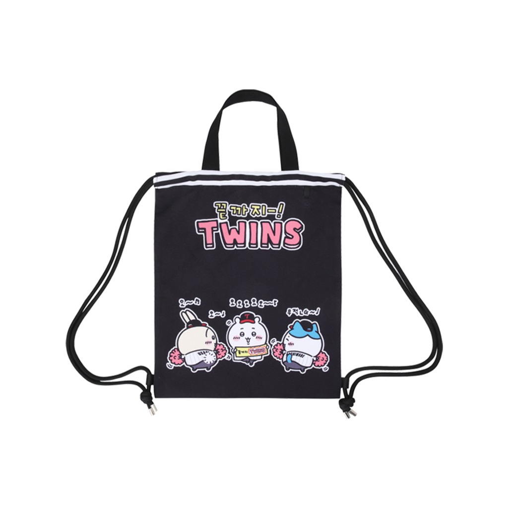 《Pre-Order》索繩背包｜韓國 Chiikawa 吉伊卡哇 X LG Twins 棒球隊商品 (26CKW17-P)