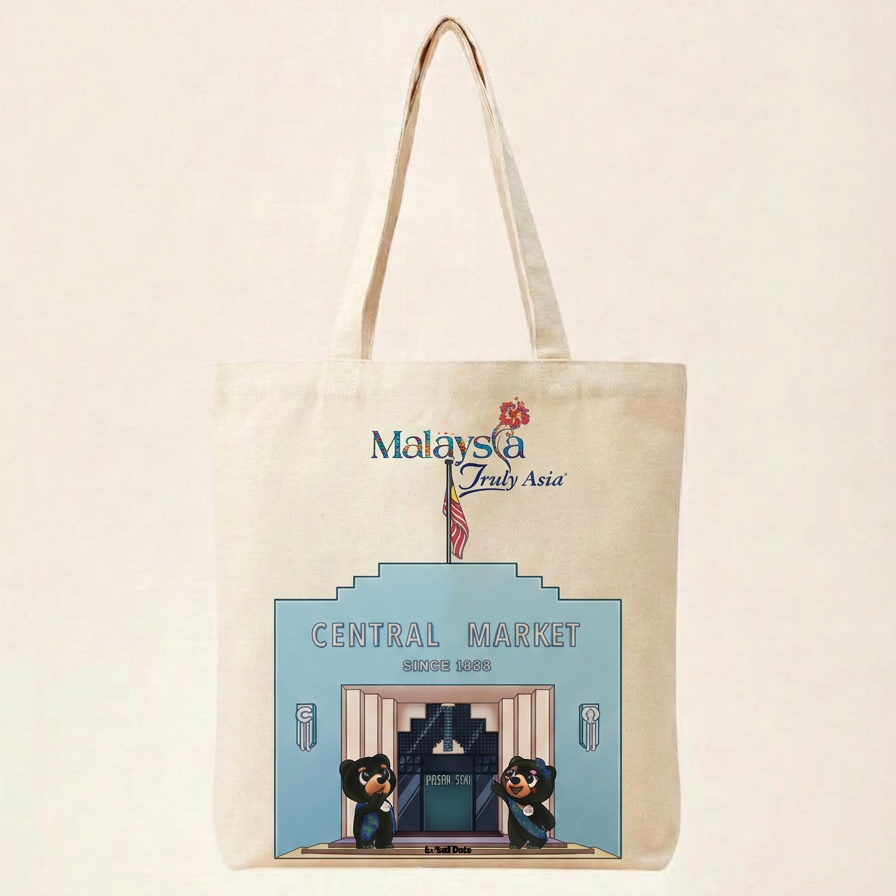 LDVM01 - Canvas Tote Bag (M) Central Market