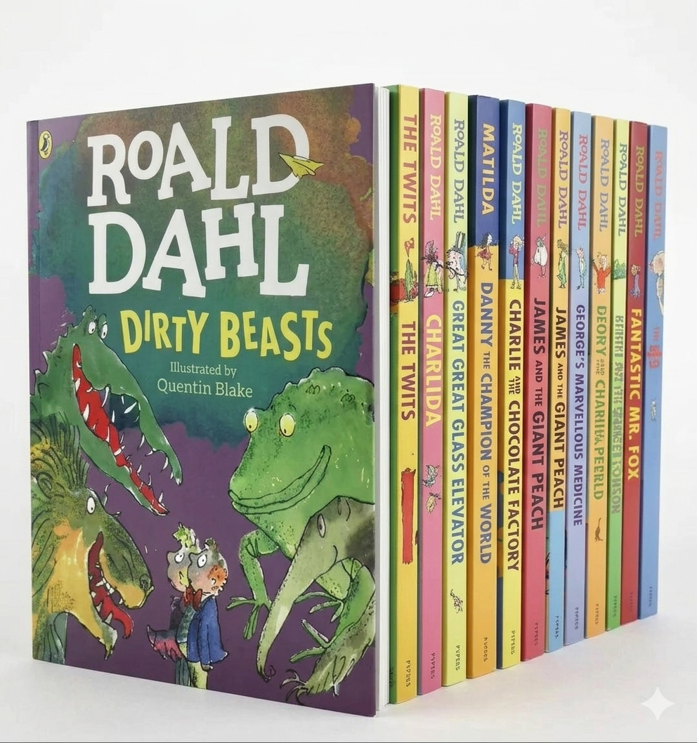 Roald Dahl 20 books  | A4 size  羅爾德達爾奇幻故事彩裝版大全套   B020