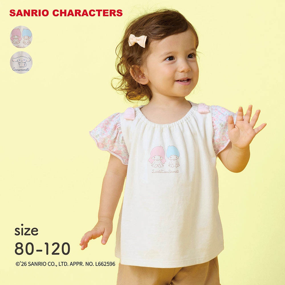 🆕【⭐訂購⭐】 🌀#Sanrio 蝴蝶結短袖Tee［2款選］🌀[PLCA-0199] [260422]