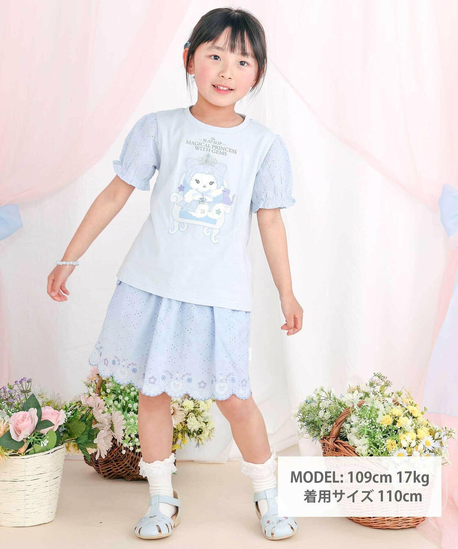 🆕【⭐訂購⭐】🇯🇵日本直送 🌀刺繡貓咪公主 蕾絲泡泡袖上衣［3款選］🌀 [ELFA-0002] [260630]