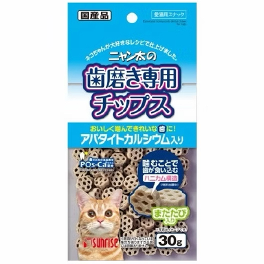 Sunrise 盛來知 日本磨牙鈣潔齒貓小食 30g
