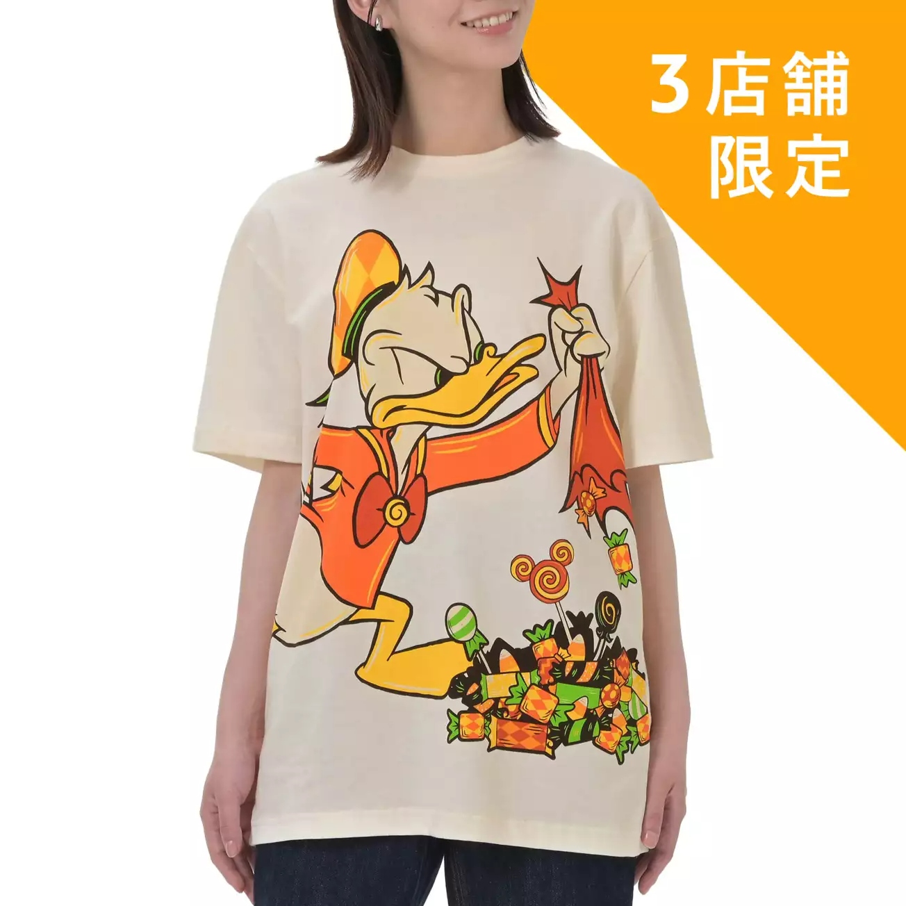 🌸 【預訂】Donald 短袖Tee <日本限定> - 2027 DISNEY HALLOWEEN