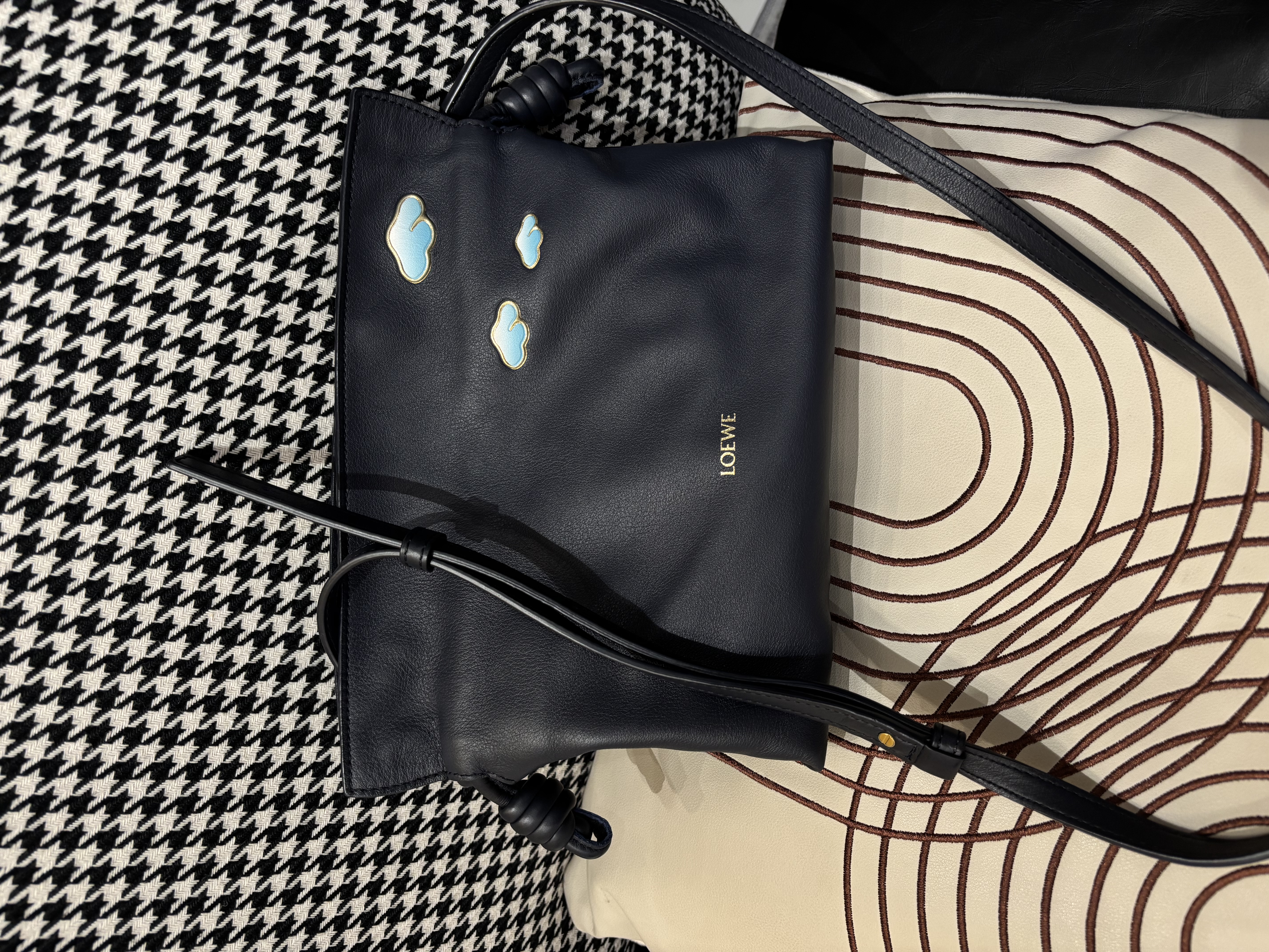 Loewe flamenco clutch 